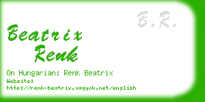 beatrix renk business card